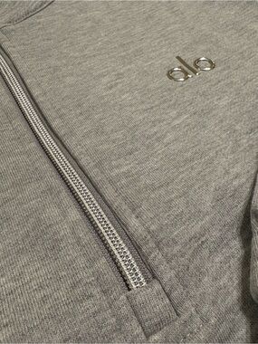 ALO Yoga | Sweaters | Alo Yoga Accolade 4 Zip Sweatshirt Grey Large Nwt ...